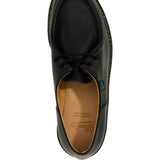 Paraboot Black Moc Stitching Derby Boots