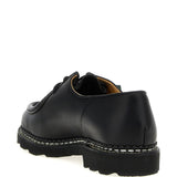 Paraboot Black Moc Stitching Derby Boots