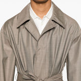Emporio Armani virgin-wool trench coat