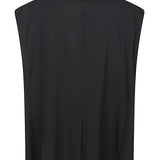 Comme des Garcons Black Sleeveless Blazer