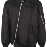 Comme Des Garcons Deepestshade Black Asymmetric Bomber