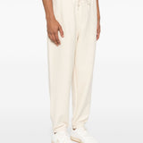 Emporio Armani ASV Lyocell blend jersey joggers with all-over lettering