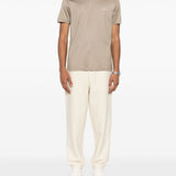 Emporio Armani ASV Lyocell blend jersey joggers with all-over lettering