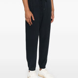 Emporio Armani ASV Lyocell blend jersey joggers with all-over lettering