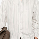 Emporio Armani White Striped Premium Performance Shirt