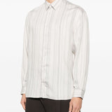 Emporio Armani White Striped Premium Performance Shirt