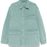 Emporio Armani Jackets Clear Blue