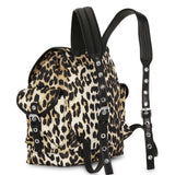 Ganni Leopard Small Nylon Bucky Backpack