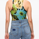 Ganni floral-print Bodysuit