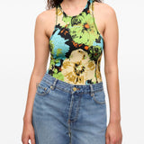 Ganni floral-print Bodysuit