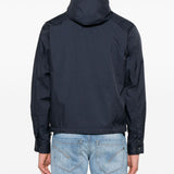 Emporio Armani Blouson with internal nylon bib jacquard all-over lettering