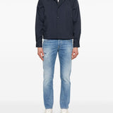 Emporio Armani Blouson with internal nylon bib jacquard all-over lettering