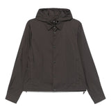 Emporio Armani Blouson with internal nylon bib jacquard all-over lettering