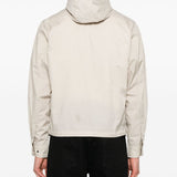 Emporio Armani Blouson with internal nylon bib jacquard all-over lettering