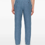Emporio Armani Trousers Clear Blue