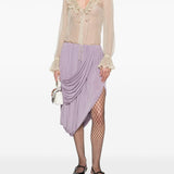 Valentino Plus-de-pois Print Light Georgette Shirt