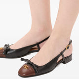 Valentino Garavani 25mm Valet du Roi slingback ballet flats