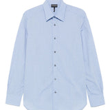 Emporio Armani Shirts Clear Blue