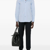 Emporio Armani Shirts Clear Blue