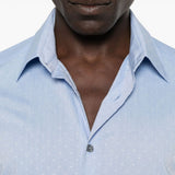 Emporio Armani Shirts Clear Blue