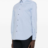 Emporio Armani Shirts Clear Blue