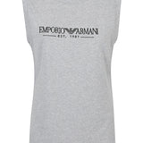 Emporio Armani Grey Logo Tank Top