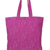 Emporio Armani Beachwear shopper in bold 3D ASV logo fabric