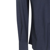 Brunello Cucinelli Blue Classic Collar Shirt