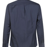 Brunello Cucinelli Blue Classic Collar Shirt