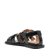 Ganni eyelet-detailing sandals