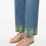 Valentino Garavani Slide Rockstud Sandal In Laminated Nappa