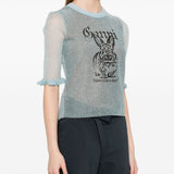 Ganni Bunny-detail top