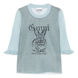 Ganni Bunny-detail top