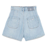 Emporio Armani Light Blue Denim Shorts