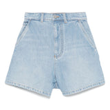 Emporio Armani Light Blue Denim Shorts