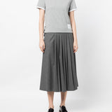 Thom Browne Grey RWB Stripe Polo