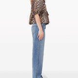 GANNI Top Brown