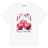 GANNI T-shirts and Polos White