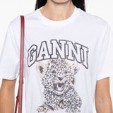 GANNI T-shirts and Polos White