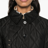 Burberry Tailored jacket with quilted high collar