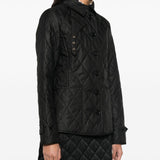 Burberry Tailored jacket with quilted high collar