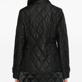 Burberry Tailored jacket with quilted high collar