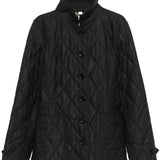Burberry Tailored jacket with quilted high collar