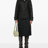 Burberry Tailored jacket with quilted high collar