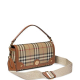 Burberry Multicolor Vintage Check Foldover Magnetic Tote