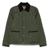 Burberry Quilted blazer corduroy collar