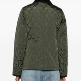 Burberry Quilted blazer corduroy collar