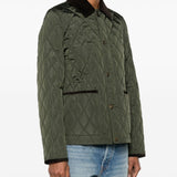 Burberry Quilted blazer corduroy collar