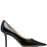 Jimmy Choo Romy 85 Kid Leather Pointy Toe Pumps