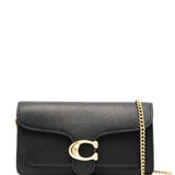 Coach Tabby chain leather clutch